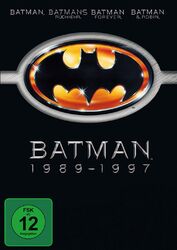 Batman 1989-1997 / Teil 1+2+3+4 - (Forever / & Robin) # 4-DVD-BOX-NEU