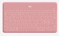 LOGITECH Keys-To-Go Tastatur kabellos Ultraleicht Pink - QWERTY Scandinavan