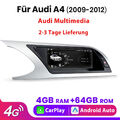 Carplay Für Audi A4 A5 B8 S4 S5 8.8" Android 12 Autoradio GPS Navi WIFI BT 4+64G