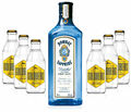 Gin Tonic Set - Bombay Sapphire 0,7l 700ml (40% Vol) + 6x Goldberg Tonic Water 