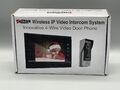 TMEZON 1080P WLAN Video Türsprechanlage 1 Monitor & Außenkamera Klingelanla TOP!