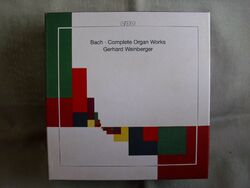 Bach- Complete Organ Works- Gerhard Weinberger- 22-CD-Box- CPO 2008