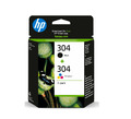 HP 304Tintenpatrone  Kombi-Pack - Schwarz/Cyan/Magenta/Gelb Envy 4500 N9J72AE