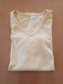 T-Shirt, gelb, Basic, Damen, Gr. 38/40