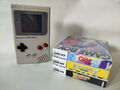 Game Boy - Grau mit Hintergrundbeleuchtung (Backlight) Bivert + 1 Spiel