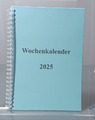 wochenkalender Blau A5 2025