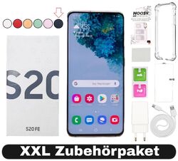 Samsung Galaxy S20FE SM-G780F/DS 128GB - Blau Cloud Navy - XXL Starterpaket