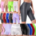 DE Damen Kurz Shorts Sport Tights Nylon Strumpfhose Kurz Sportshorts Unterwäsche