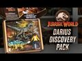 Jurassic World Darius Discovery Pack inkl. Bumpy & Velociraptor blau