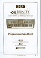 "KORG TRINITY"  Workstation Synthesizer Programmierhandbuch  188 Seiten Deutsch