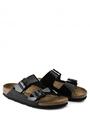 Hausschuhe Unisex BIRKENSTOCK Arizona Birko Flor Patent Sandale Black 38 Wahl =