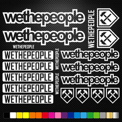 Passend für WE THE PEOPLE  aufkleber sticker set abziehbild decal fahrrad bike 