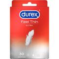 30 Stück Durex Feel Thin Ultra Dünn Kondome Liebe Sex Ultradünn 52mm Breit