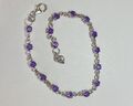 Exklusives 4,55 Carat Amethyst Armband 925 Silber Länge 20 - 22 cm Edelstein