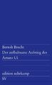 Der aufhaltsame Aufstieg des Arturo Ui | Buch | 9783518101445