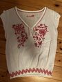 Desigual Bluse mit Stickereien