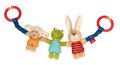 Sigikid Kinderwagenkette Tiere 41438 Hase Lamm Frosch Neu & Ovp