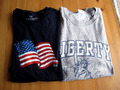 2 x T - Shirt " USA Flagge " und " Liberty Statue " - Gr.L