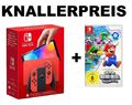 Nintendo Switch OLED Modell Mario-Edition (rot) + Super Mario Bros. Wonder - NEU