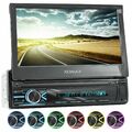 AUTORADIO MIT 18cm HD TOUCHSCREEN VIDEO BILDSCHIRM BLUETOOTH USB SD MP3 AUX 1DIN