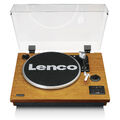 Lenco LS-55WA - Plattenspieler mit Bluetooth, USB, MP3, Lautsprecher - Holz