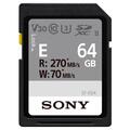 Sony SDXC E series 64GB UHS-II Class 10 U3 V30 SD Karte