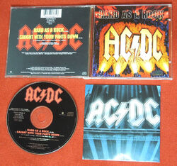 AC/DC Hard As A Rock +1 1995 GERMANY Maxi CD oop POSTER Ed Ballbreaker MCD ACDC