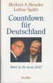 Countdown für Deutschland - Start in die neue Zeit ? Henzler, Herbert A. und Lot