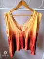 FREE PEOPLE We The Free Damen Top Paradise Ärmellos Sundown Orange Größe XS