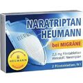 NARATRIPTAN Heumann bei Migräne 2,5 mg Filmtabl. 2 St. PZN 09542263