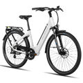 DERUIZ 28Zoll City E-Bike 644Wh-Akku Maximal 150km für Damen Elektrofahrrad Weiß