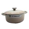 Le Creuset Bräter Signature Rund Gusseisen Meringue 20cm (2.Wahl) (neutrale VP)