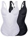 Sassa 2er Sparpack Spitzenbody mit Bügel Classic Lace 904 Gr. 70-95 B-D