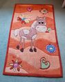 Kinderteppich "Penny das Pony", orange, 150 x 90 cm, Spielteppich,  Gebraucht 