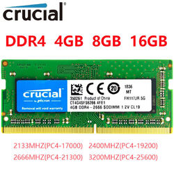 Crucial DDR4 4GB 8GB 16GB 2133 2400 2666  LAPTOP SPEICHER SODIMM NOTEBOOK-RAM
