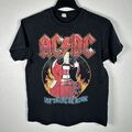 AC/DC 2016 Let There Be Rock Herren T-Shirt Vintage Look Distressed ACDC schwarz M