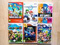 Nintendo Wii Spiele Auswahl Mario Kart, Mario Party 8 & 9, Just Dance, Galaxy