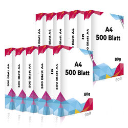 SPS Kopierpapier A4 500| 1500| 2500| 5000 blatt DIN A4 Druckerpapier 80g/m² weiß