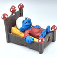 Schlumpf 40240 im Bett Schleich Smurf in Bed Pitufo Puffi Figur Zubehör Peyo