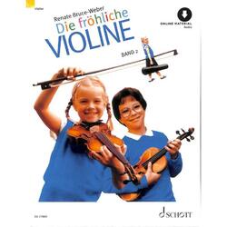 Bruce-Weber: Die fröhliche Violine 2 - Schule Geige Noten SCHOTT ED 7786D Online