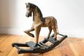 Antikes Schaukelpferd, Pferd aus Holz, Deko, Antik, Schaukeltier, Vintage