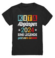Kinder Kita Abgänger 2024 Schulkind Einschulung Schule  Kindergarten T-Shirt