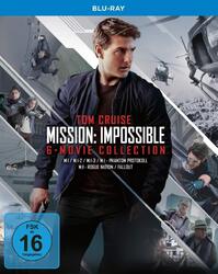 MISSION IMPOSSIBLE 1-6 6 MOVIE COLLECTION 1 2 3 4 5 6 TOM CRUISE BLU-RAY DEUTSCH