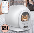 Automatisch Katzenklo Selbstreinigende Katzentoilette 65L+9L Wifi APP-Steuerung