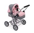 Puppenwagen Bayer Chic 2000 555 15 Smarty Melange grau-rosa Spielzeug B-WARE