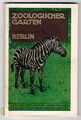 Zoo Berlin Zoologischer Garten Zooführer 1914 mit Plan gut erhalten