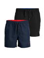 Jack & Jones Herren Badeshorts JpstFiji JjSwim Shorts Solid Ly Sn Bermuda Strand