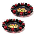 2 x Roulette Trinkspiel Schnapsroulette Saufspiel Roulettespiele Partyspiel Set