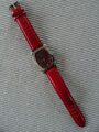 Rote Bonita Damen Armbanduhr  (Länge ca. 24 cm)