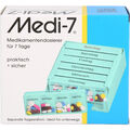 Medi-7 Medikamentendosierer für 7 Tage in türkis, 1.0 St. Box 6055404